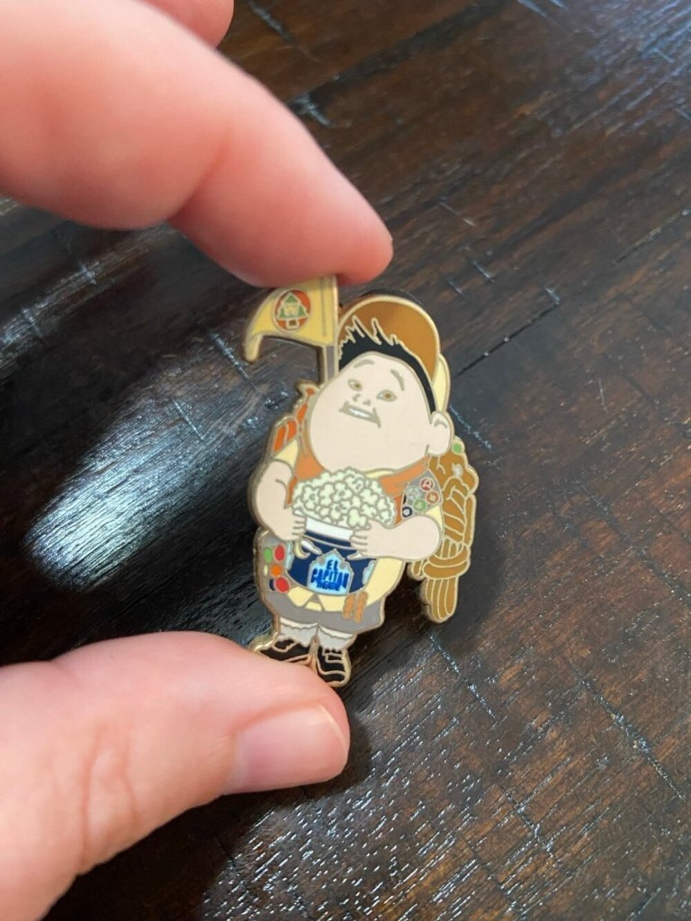 Disney Pixar Up Russell Popcorn Bucket Disney Studio Store Hollywood Trading Pin